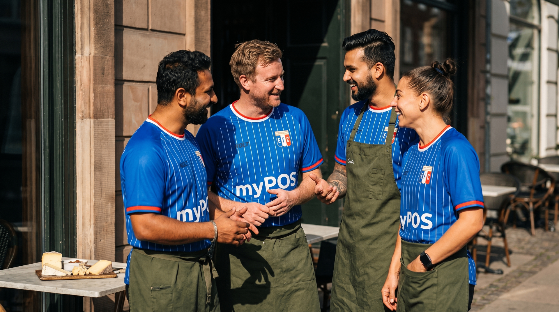Commerçants en maillot EFC