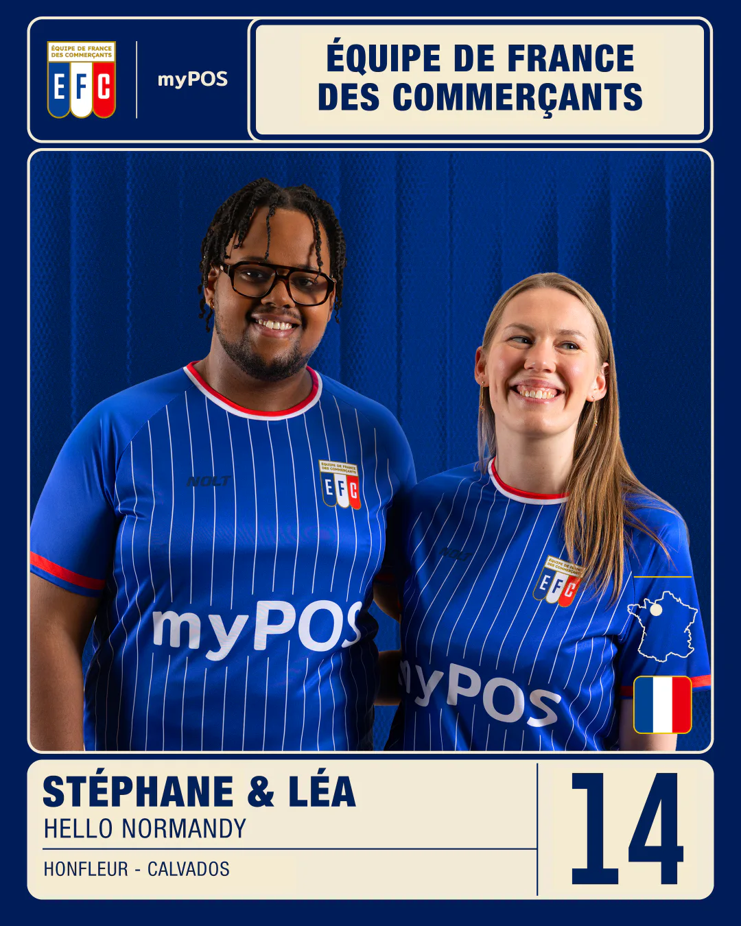 Stéphane et Léa, Hello Normandy, caviste et épicerie fine à Honfleur